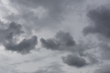 Obraz premium Rain clouds forming in the sky in concept of climate.