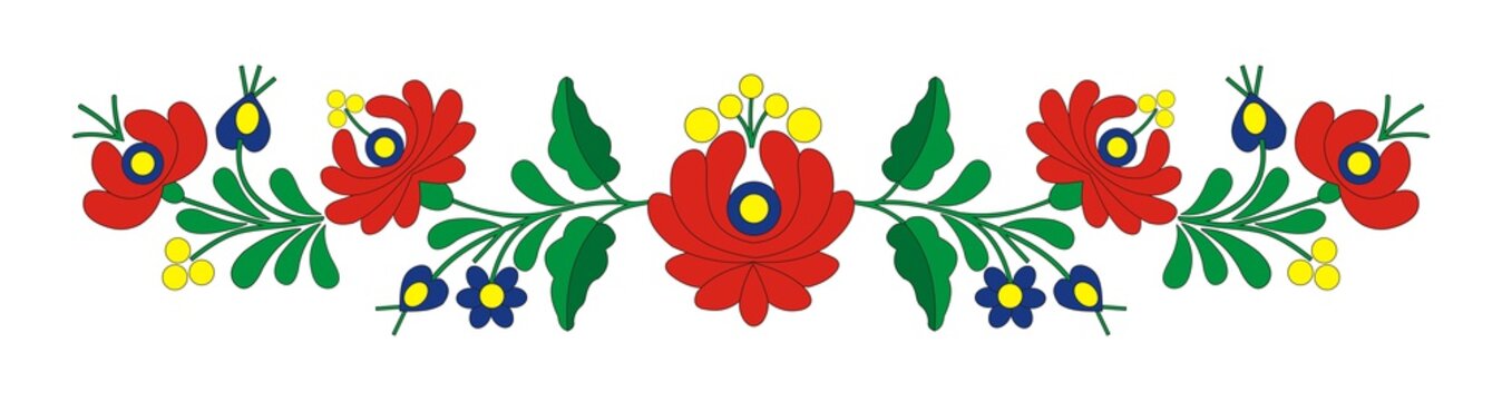 Hungarian folk motif