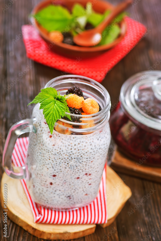 Canvas Prints chia pudding