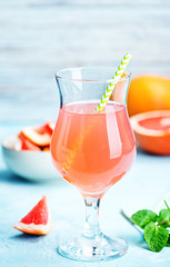 grapefruit and juice