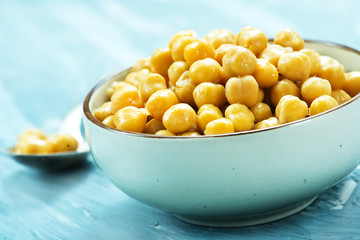 boiled chickpeas