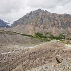 Aktru. Altai Mountains summer landscape