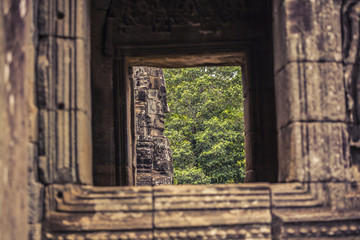 Fototapeta na wymiar Ancient Ruins at Angkor Wat