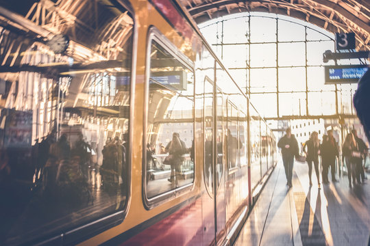 Berlin Train Station - S-Bahn Train