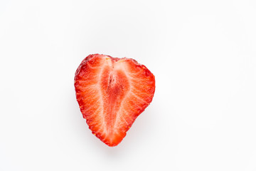 strawberry isolated on white background