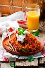 microwave jambalaya. style rustic.