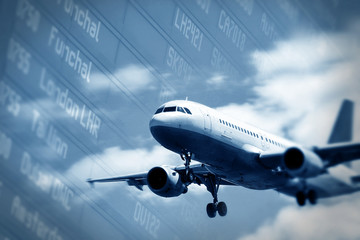 Airplane landing