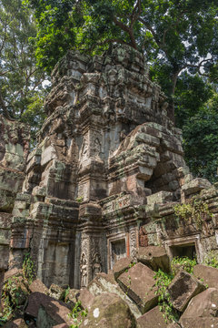 Ta Prohm temple in Angkor, Siem Reap, Cambodia.