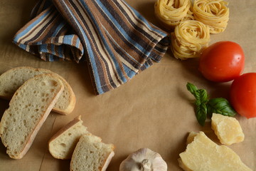Italian food background