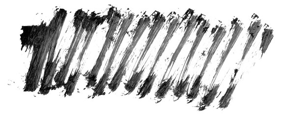 Brush stroke and texture. Smear brush on a white background.