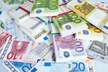Euro Money. euro cash background. Euro Money Banknotes