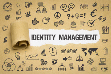 Identity Management / Papier mit Symbole