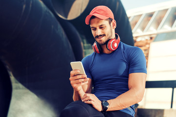 Listening to music