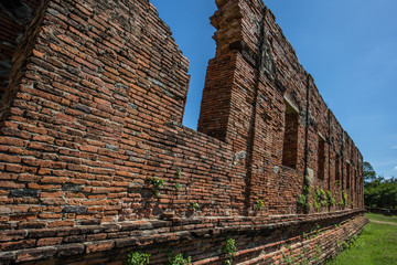 The ancient city of Ayutthaya remains