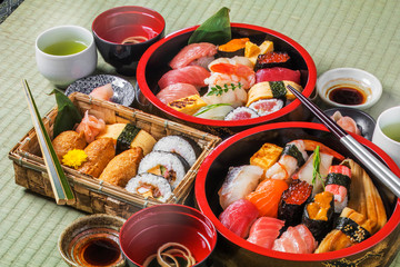 本格握り寿司　 Japanese gourmet genuine finger sushi