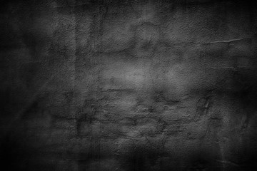 Obraz premium gloomy wall background, black texture cement surface