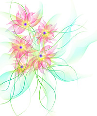 Fototapeta na wymiar Best Romantic Flower Background