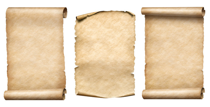Old Scroll Paper Royalty-Free Stock Image - Storyblocks