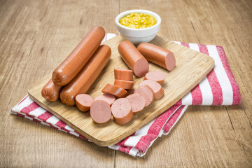 Salchichas en aperitivo