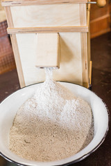 Closeup of rolls from flour mills in the Russian style.