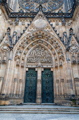 Obraz premium St. Vitus Cathedral in Prague