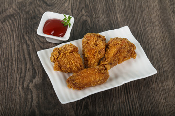 Crispy chicken wings