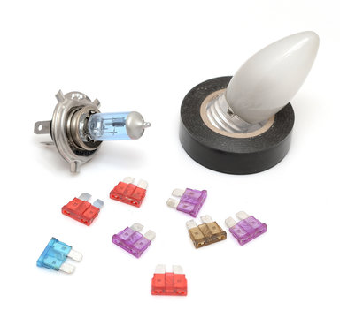 Automotive light bulb And fuses