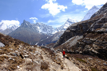 Trail to The Milk Lake at Yading Nature Reserved, China