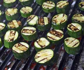 Grilled zucchini