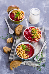 Velvet beet soup