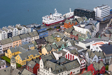 Ships at the quayside in the harbor