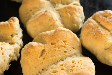 homemade buns