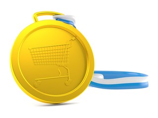 Obraz premium Shopping medal