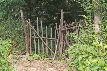 the old gate to the garden