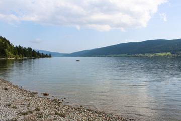 "lac de Joux" at the Swiss Alps