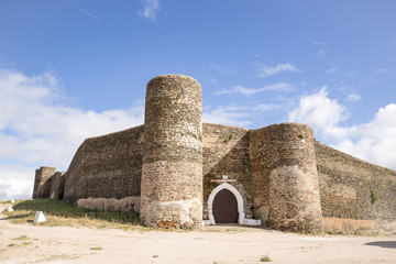 ancient castle in Veiros town, Estremoz, Portugal © Jorge Anastacio