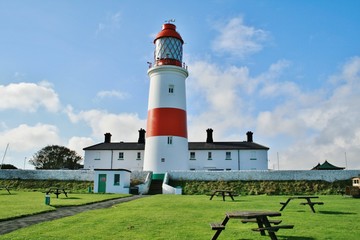 Fototapeta na wymiar Souter Lighthouse