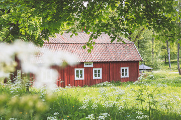 Schwedenhaus im Sommer