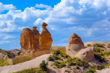 Camel rock at Imaginary valley in Cappadocia, Turkey