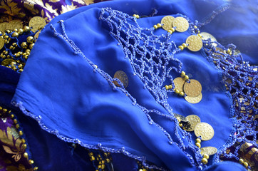 Pantalon, ceinture et soutien de danse orientale Oryantal dansi