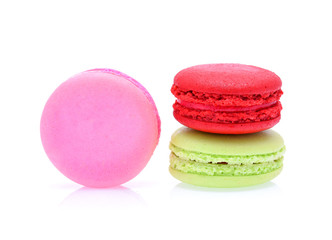 Sweet and colourful french macaroons or macaron