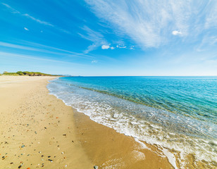 Pebbles in Perdepera beach