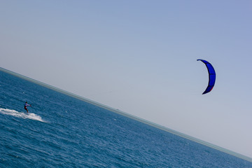 Kitesurfing in the Red Sea