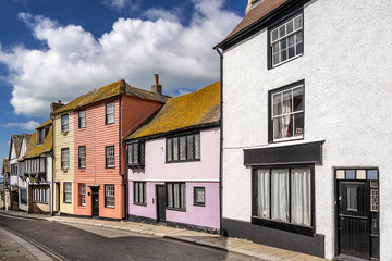 Hastings street in the county of Sussex in England