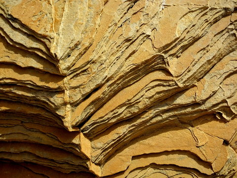 Sandstone rock with interesting pattern and color
