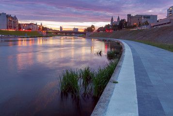 Fototapeta premium Vilnius. The river Neris.