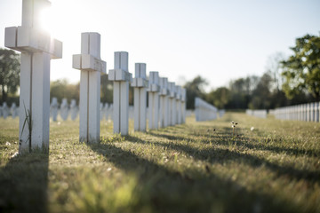World war two memorial graveyard