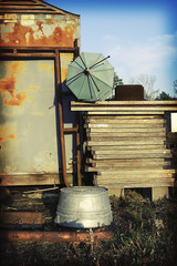 Naklejka premium Farm stack