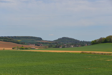 Fototapeta na wymiar Paysage de la Nièvre 