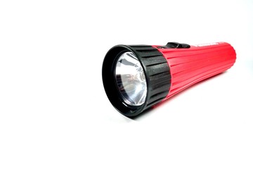 isolate flashlight / flashlight on the white background